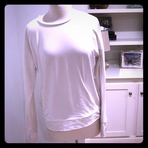 Athleta white sweatshirt